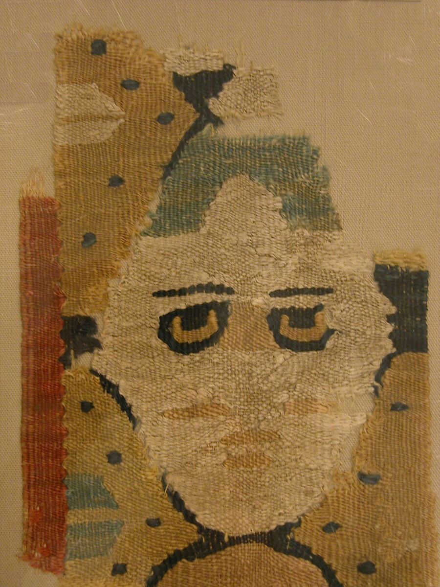 Textile Fragment, Wool, linen; tapestry weave