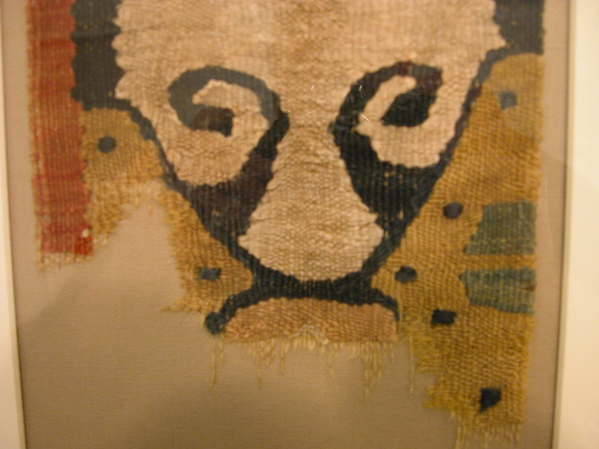 Textile Fragment, Wool, linen; tapestry weave