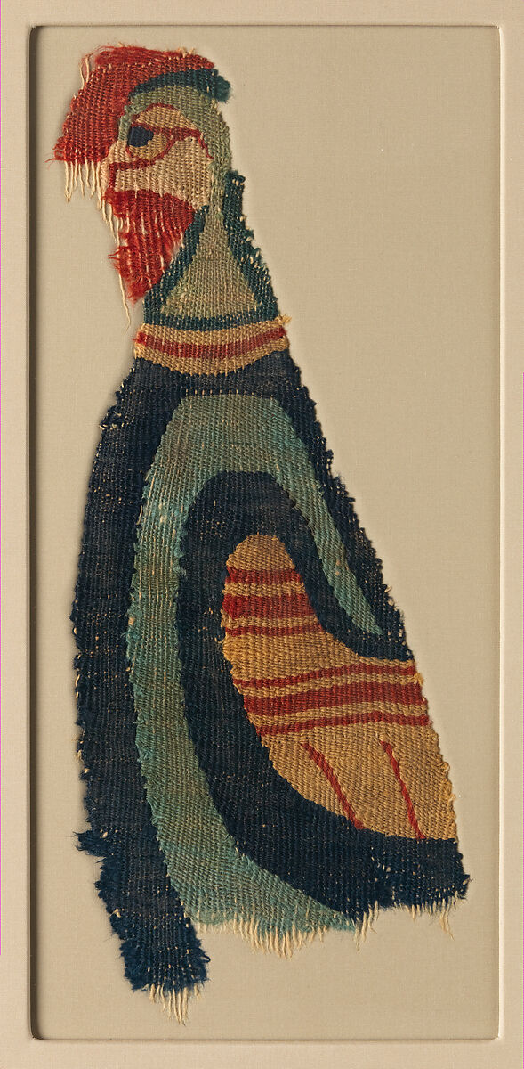 Textile Fragment, Wool; tapestry weave
