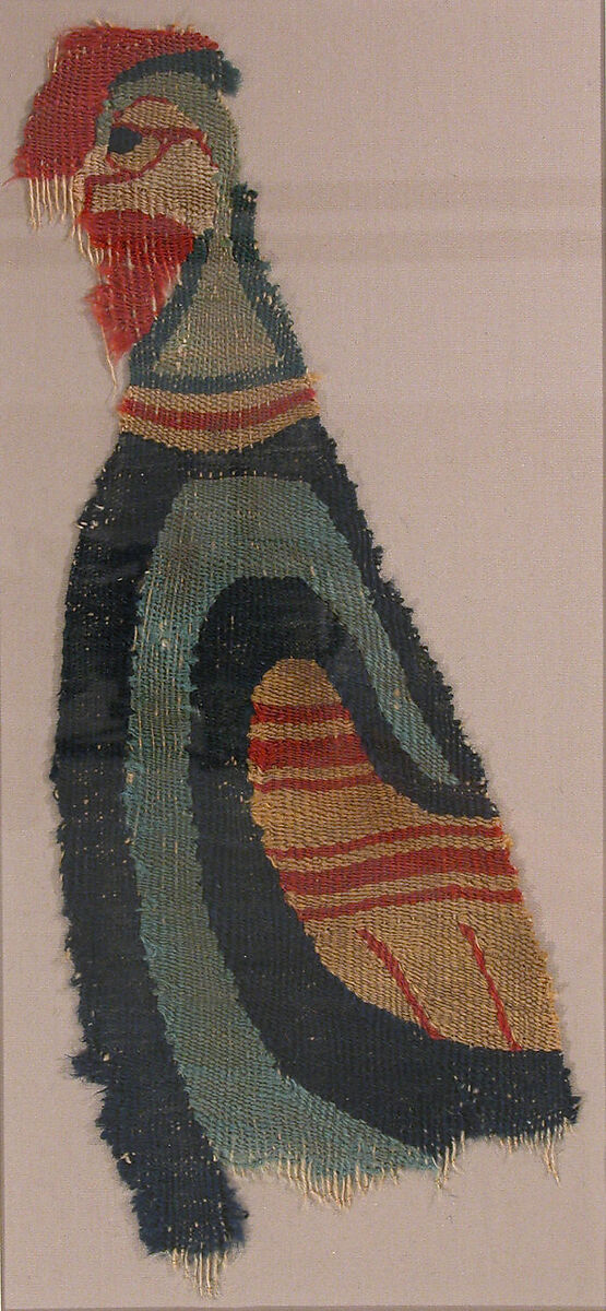 Textile Fragment, Wool; tapestry weave