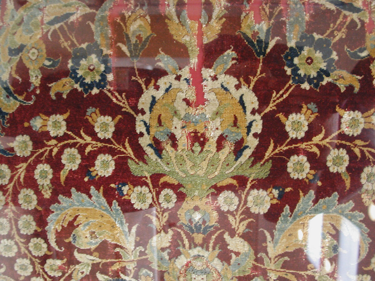 Prayer Rug, Silk, wool; asymmetrically knotted thread