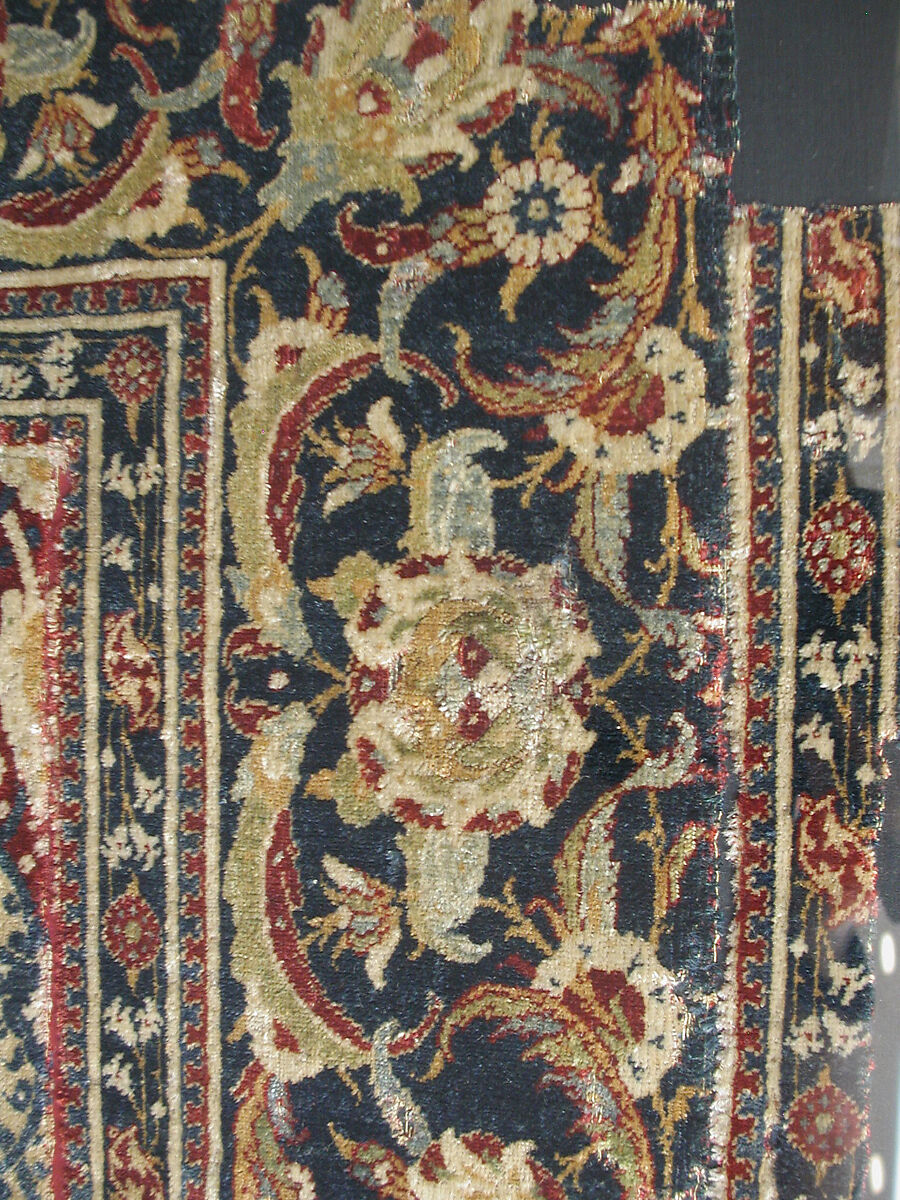 Prayer Rug, Silk, wool; asymmetrically knotted thread
