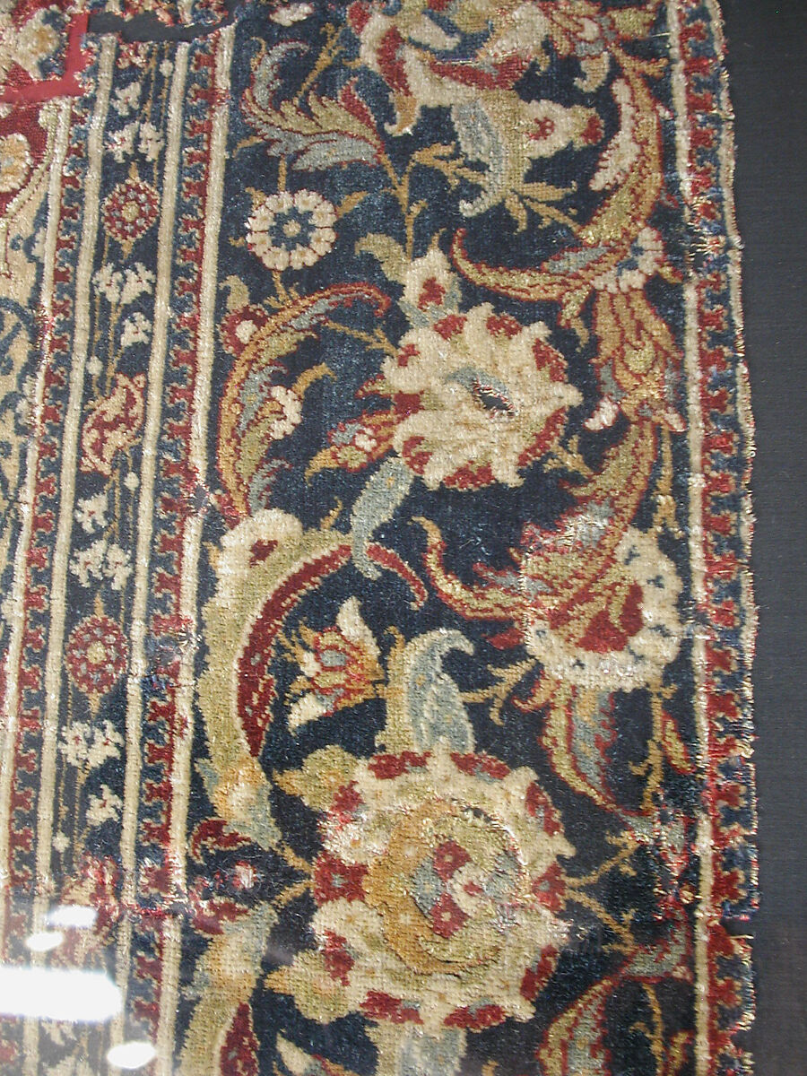 Prayer Rug, Silk, wool; asymmetrically knotted thread