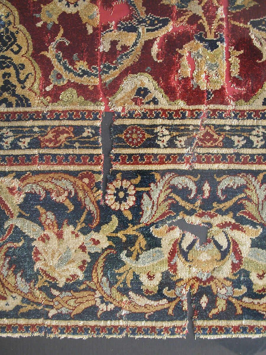 Prayer Rug, Silk, wool; asymmetrically knotted thread