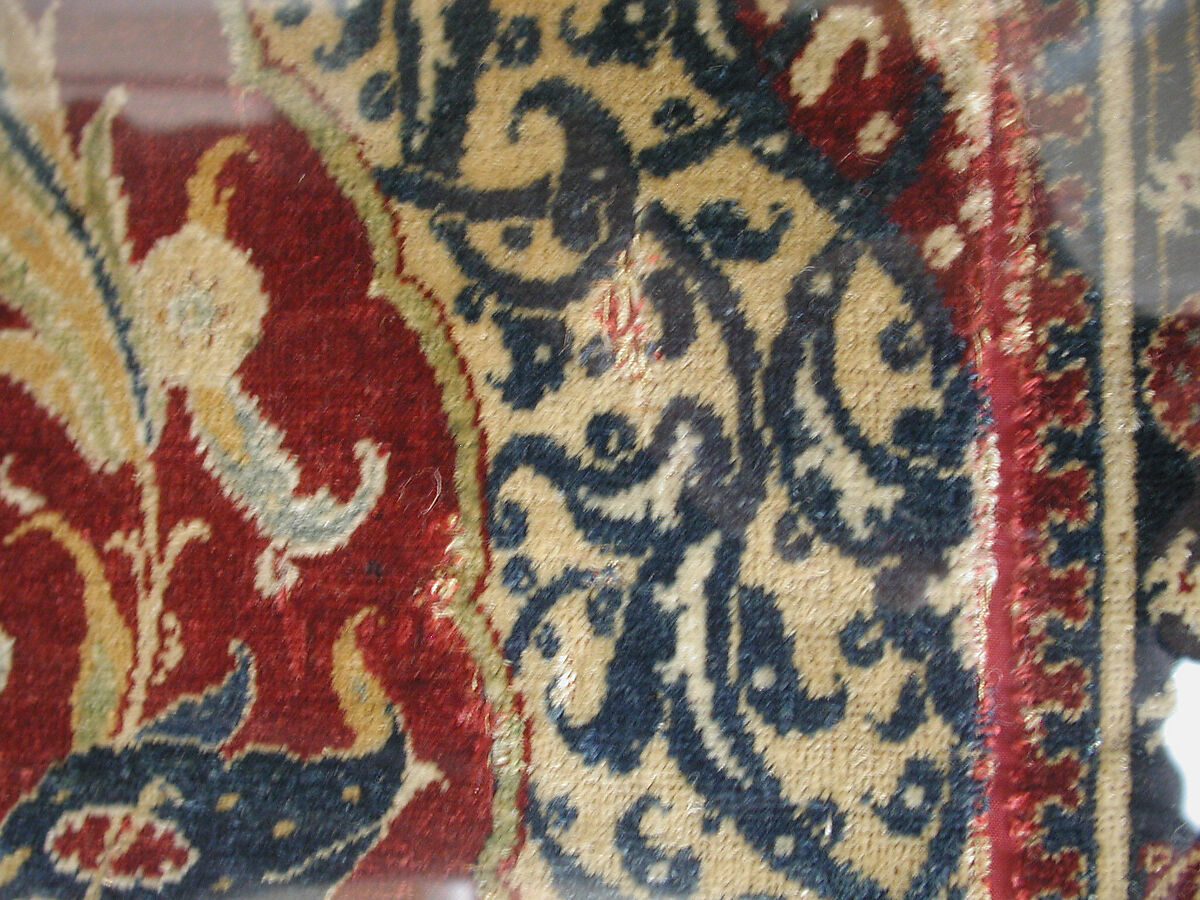 Prayer Rug, Silk, wool; asymmetrically knotted thread