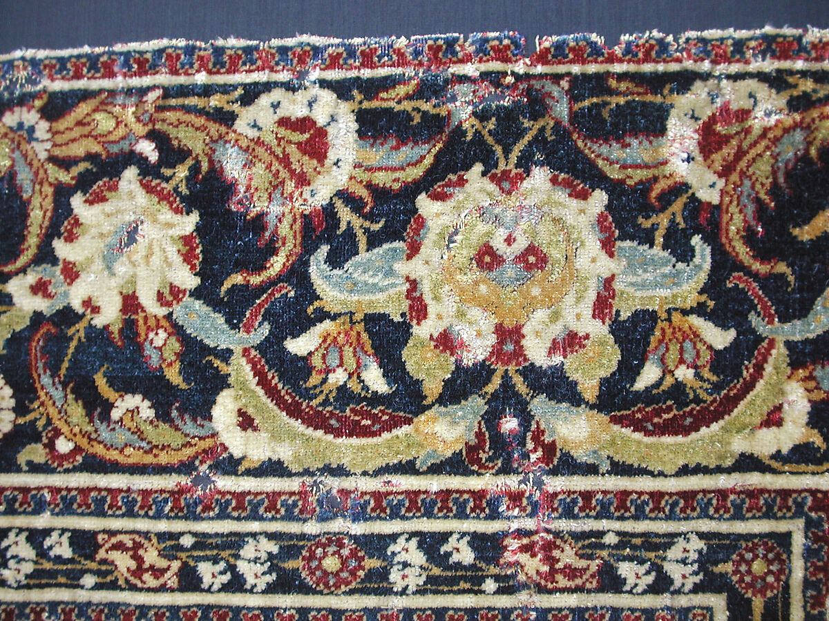 Prayer Rug, Silk, wool; asymmetrically knotted thread