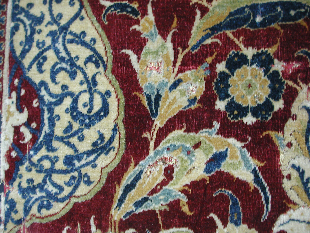 Prayer Rug, Silk, wool; asymmetrically knotted thread