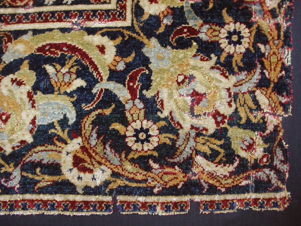 Prayer Rug, Silk, wool; asymmetrically knotted thread