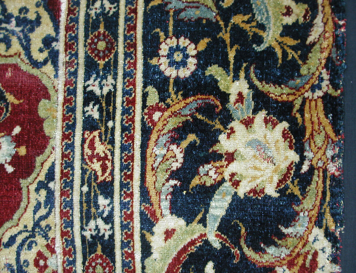 Prayer Rug, Silk, wool; asymmetrically knotted thread