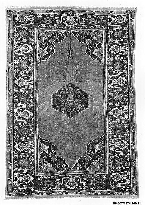 Carpet, Wool (warp, weft and pile); symmetrically knotted pile