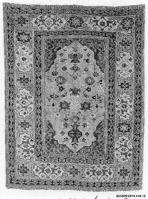 'Transylvanian' Carpet, Wool (warp, weft, and pile); symmetrically knotted pile