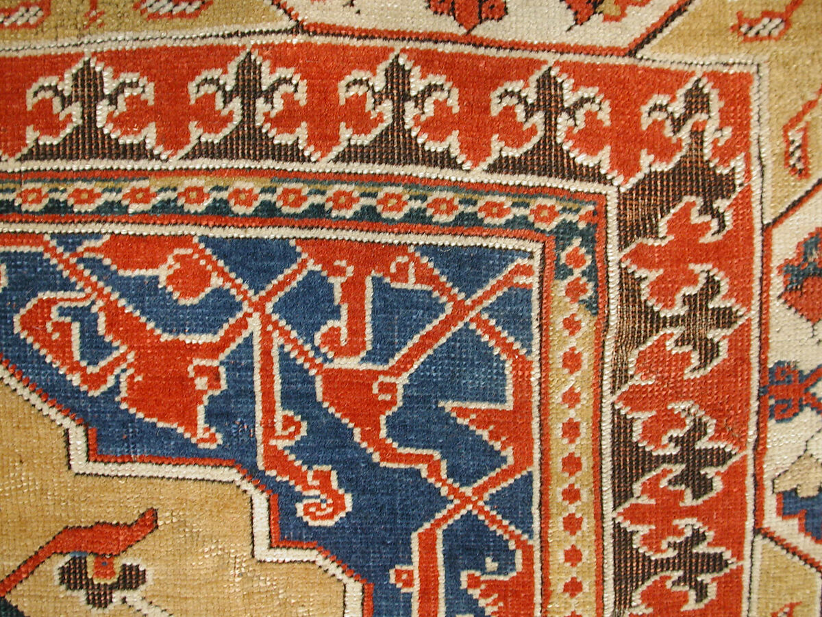 'Transylvanian' Carpet, Wool (warp, weft, and pile); symmetrically knotted pile