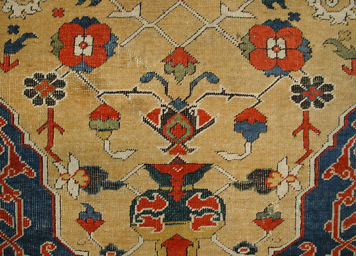 'Transylvanian' Carpet, Wool (warp, weft, and pile); symmetrically knotted pile