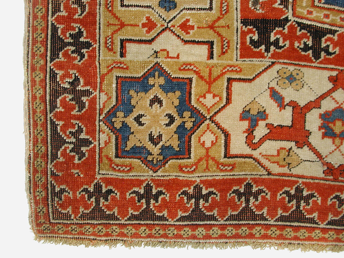 'Transylvanian' Carpet, Wool (warp, weft, and pile); symmetrically knotted pile