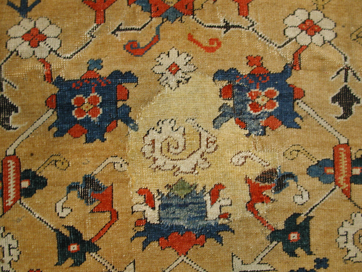 'Transylvanian' Carpet, Wool (warp, weft, and pile); symmetrically knotted pile