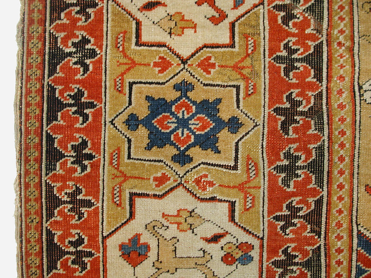 'Transylvanian' Carpet, Wool (warp, weft, and pile); symmetrically knotted pile