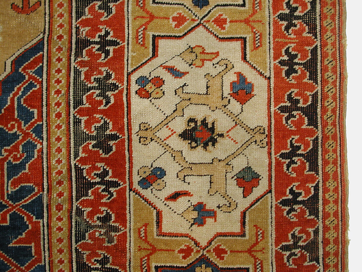 'Transylvanian' Carpet, Wool (warp, weft, and pile); symmetrically knotted pile