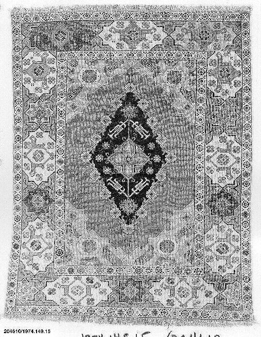 Carpet, Wool (warp, weft and pile); symmetrically knotted pile