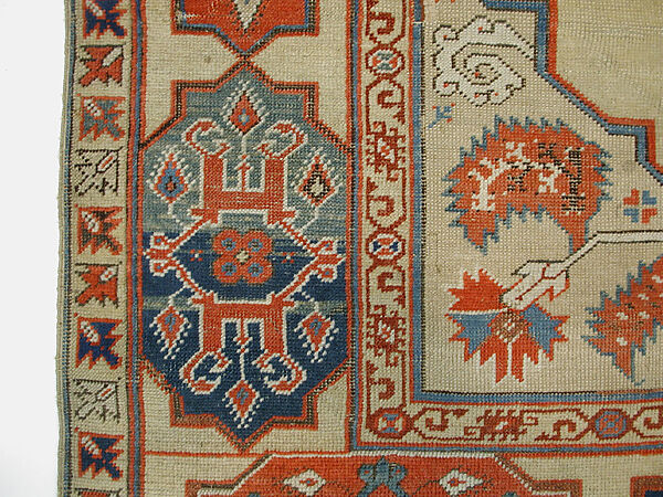Carpet, Wool (warp, weft and pile); symmetrically knotted pile