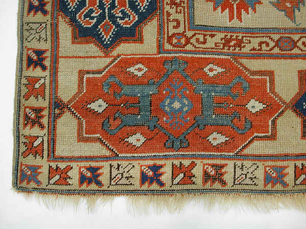 Carpet, Wool (warp, weft and pile); symmetrically knotted pile