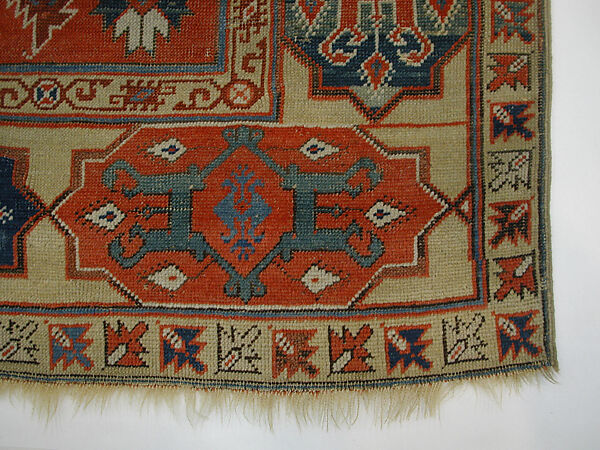 Carpet, Wool (warp, weft and pile); symmetrically knotted pile