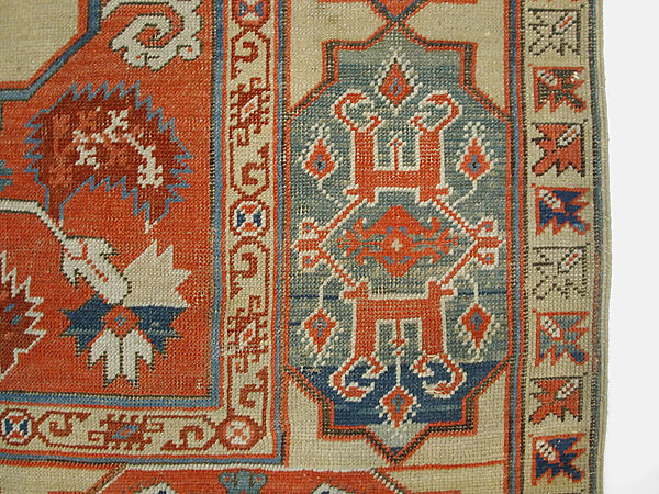 Carpet, Wool (warp, weft and pile); symmetrically knotted pile