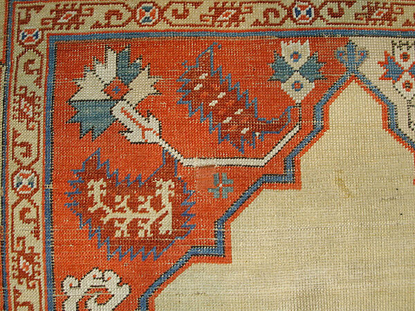 Carpet, Wool (warp, weft and pile); symmetrically knotted pile