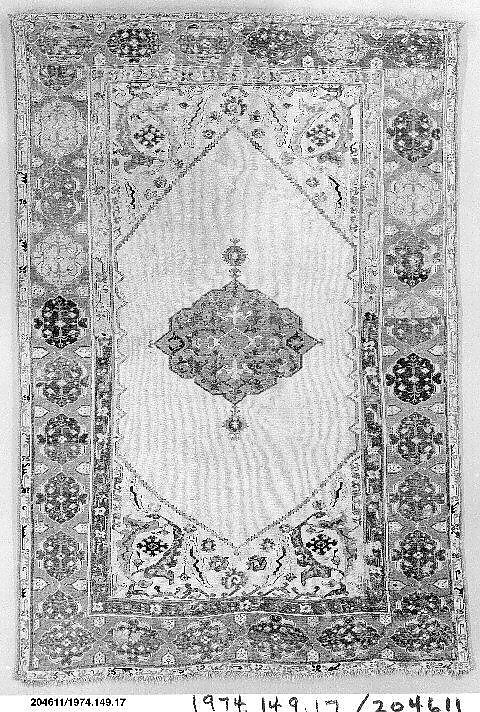 Carpet, Wool (warp, weft and pile); symmetrically knotted pile