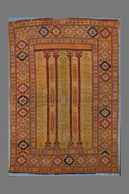Carpet, Wool (warp, weft, and pile); symmetrically woven pile 