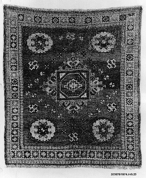 ‘Ghirlandaio’ Carpet, Wool (warp, weft, and pile); symmetrically knotted pile