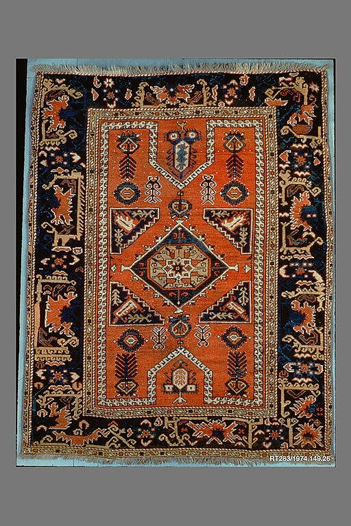 Double-Ended Bellini Carpet, Wool (warp, weft, and pile); symmetrically knotted pile