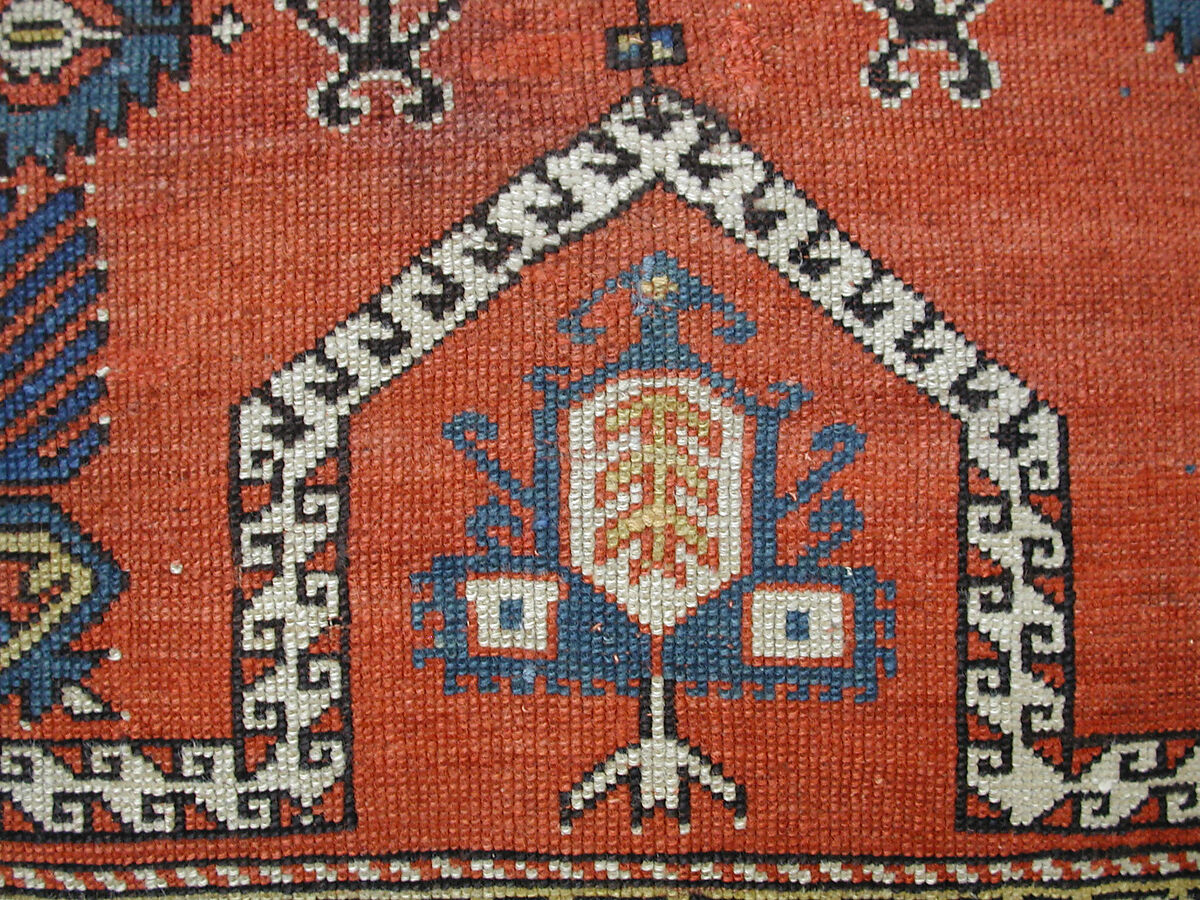 Double-Ended Bellini Carpet, Wool (warp, weft, and pile); symmetrically knotted pile
