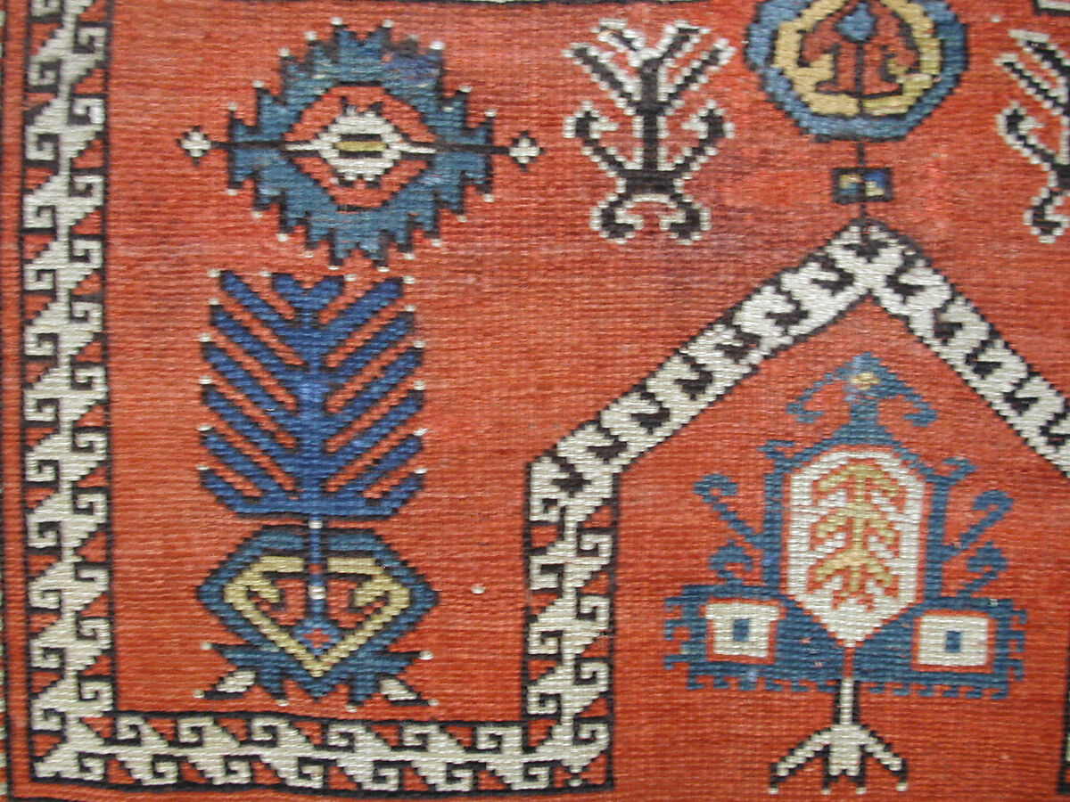Double-Ended Bellini Carpet, Wool (warp, weft, and pile); symmetrically knotted pile