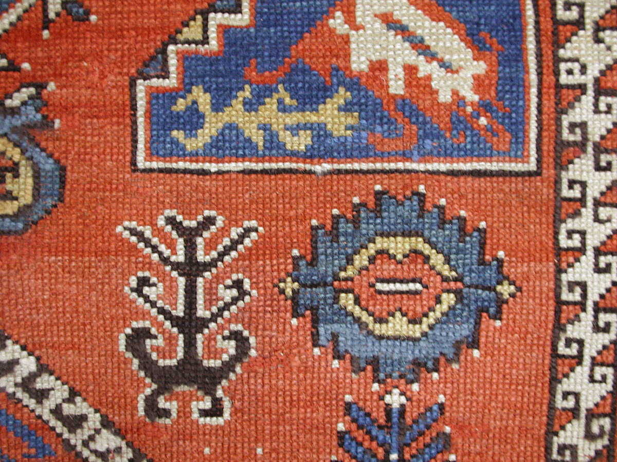 Double-Ended Bellini Carpet, Wool (warp, weft, and pile); symmetrically knotted pile