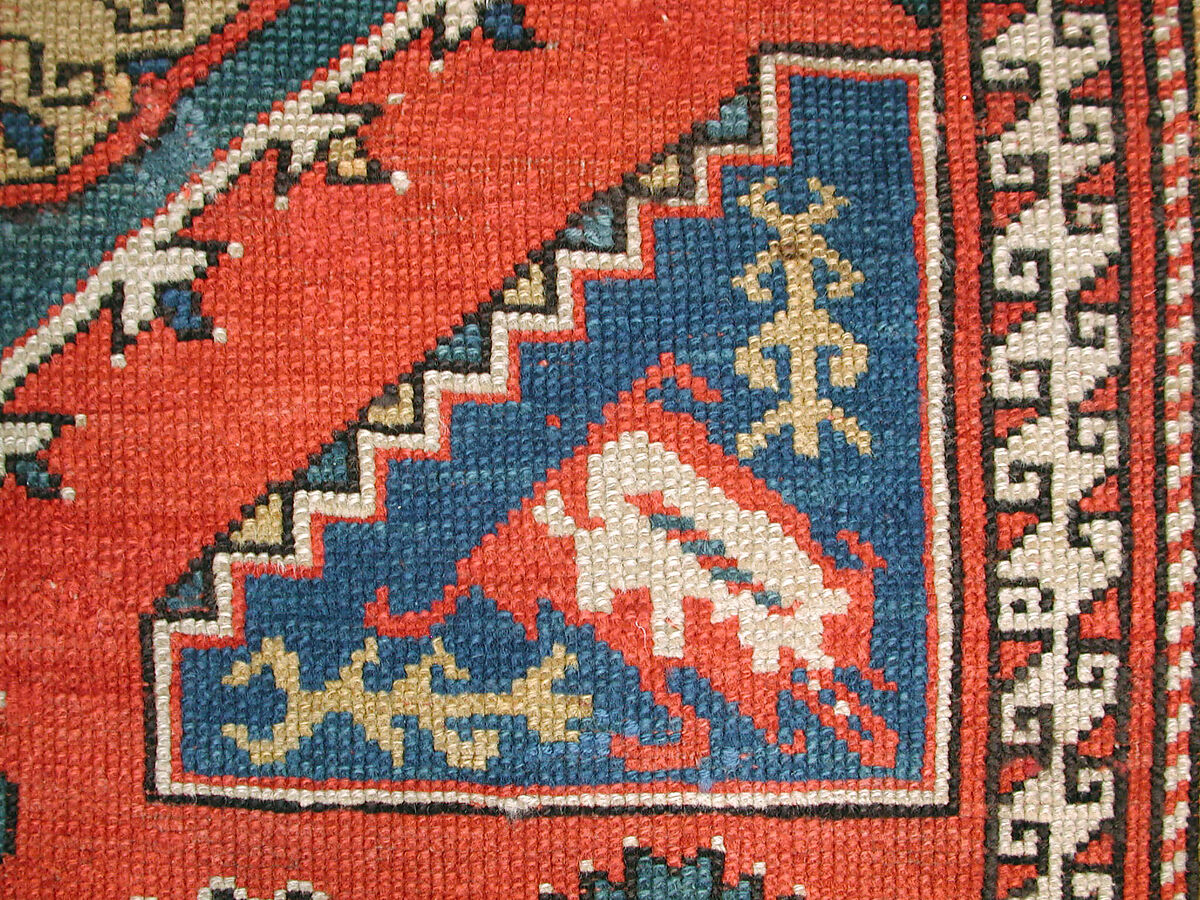 Double-Ended Bellini Carpet, Wool (warp, weft, and pile); symmetrically knotted pile