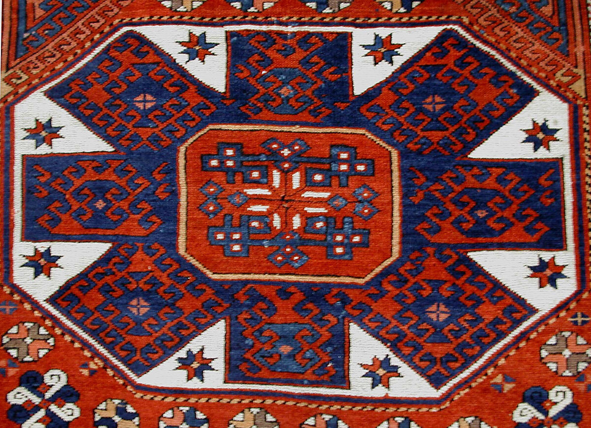 Carpet, Wool (warp, weft, and pile); symmetrically knotted pile