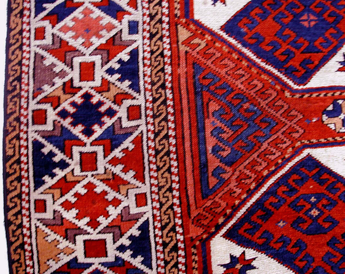 Carpet, Wool (warp, weft, and pile); symmetrically knotted pile