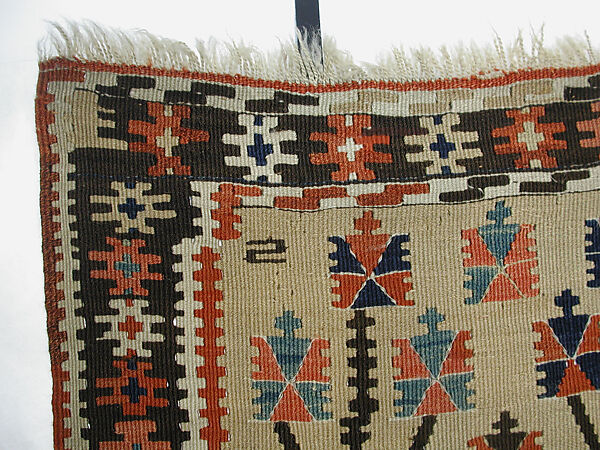 Carpet, Wool (warp and weft); tapestry weave