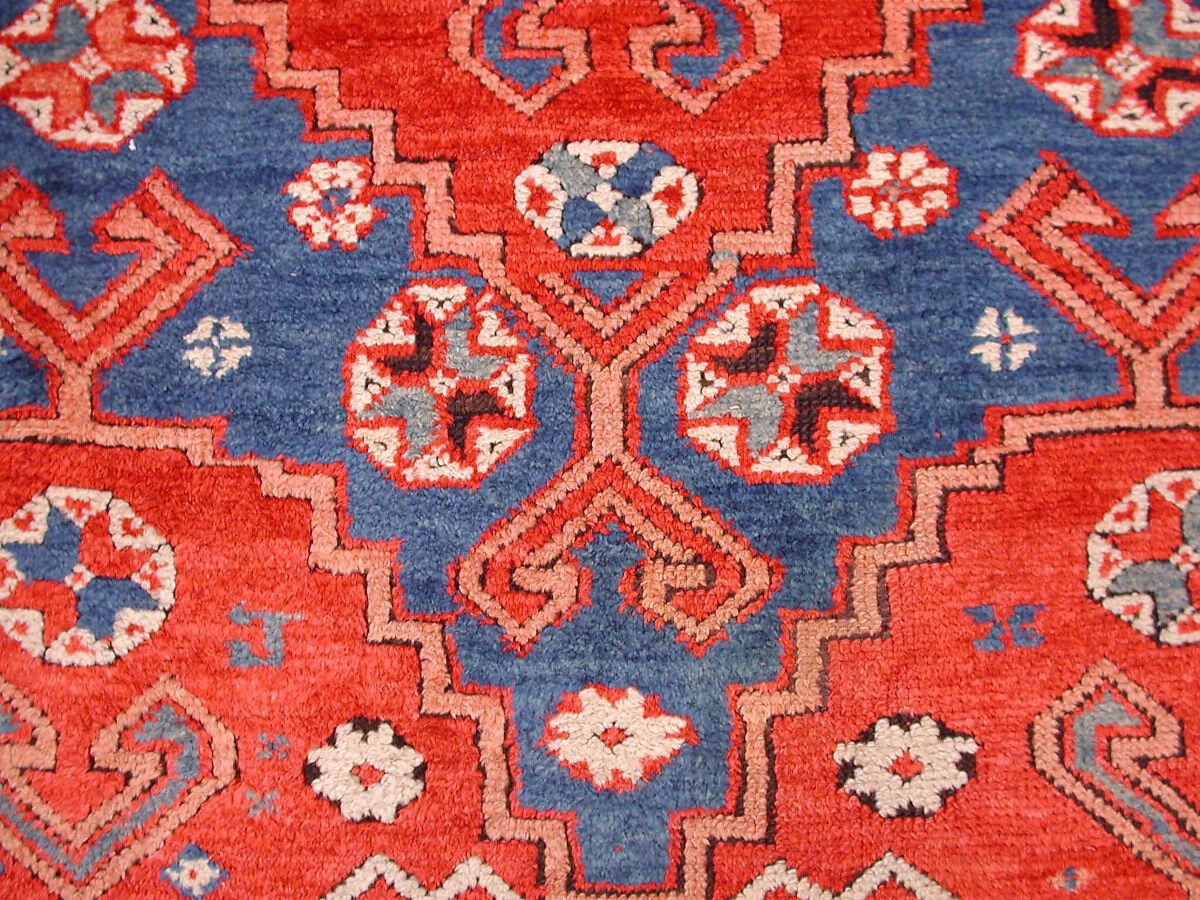 Carpet, Wool (warp, weft, and pile); symmetrically knotted pile