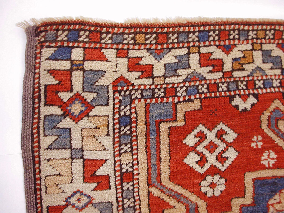 Carpet, Wool (warp, weft, and pile); symmetrically knotted pile