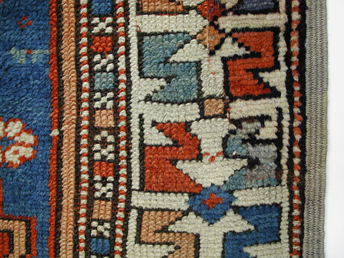 Carpet, Wool (warp, weft, and pile); symmetrically knotted pile