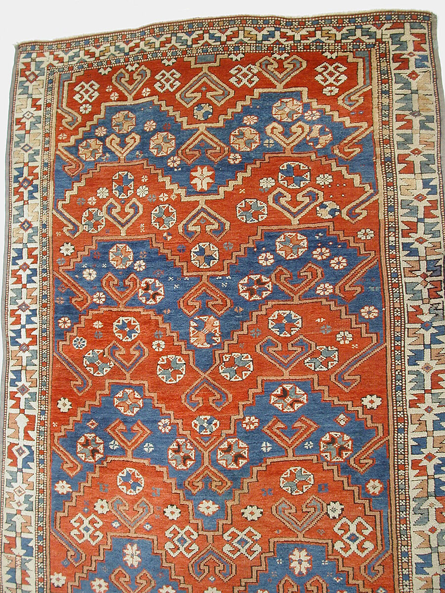 Carpet, Wool (warp, weft, and pile); symmetrically knotted pile