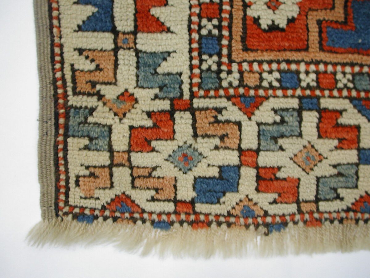 Carpet, Wool (warp, weft, and pile); symmetrically knotted pile