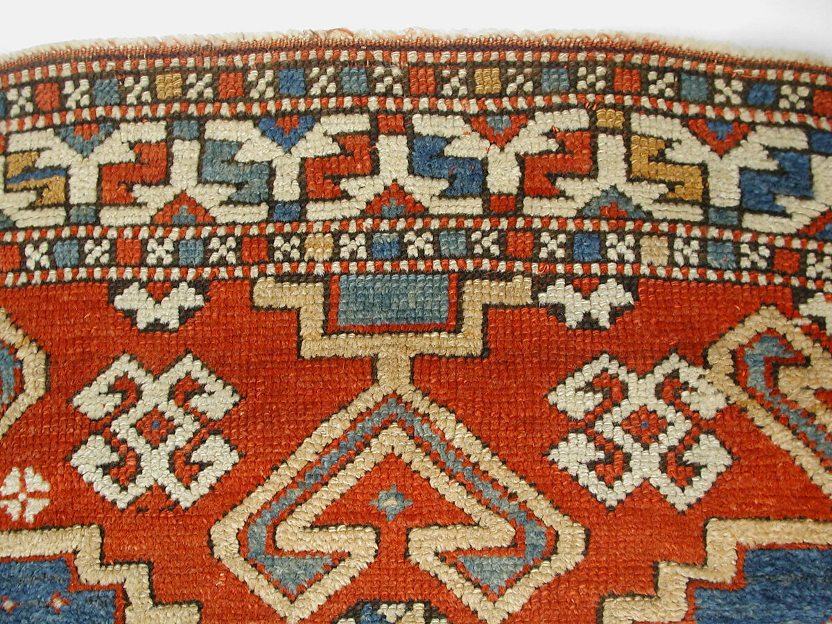 Carpet, Wool (warp, weft, and pile); symmetrically knotted pile