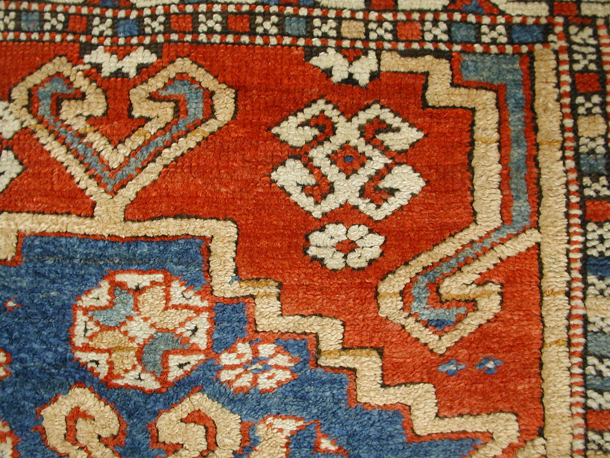 Carpet, Wool (warp, weft, and pile); symmetrically knotted pile
