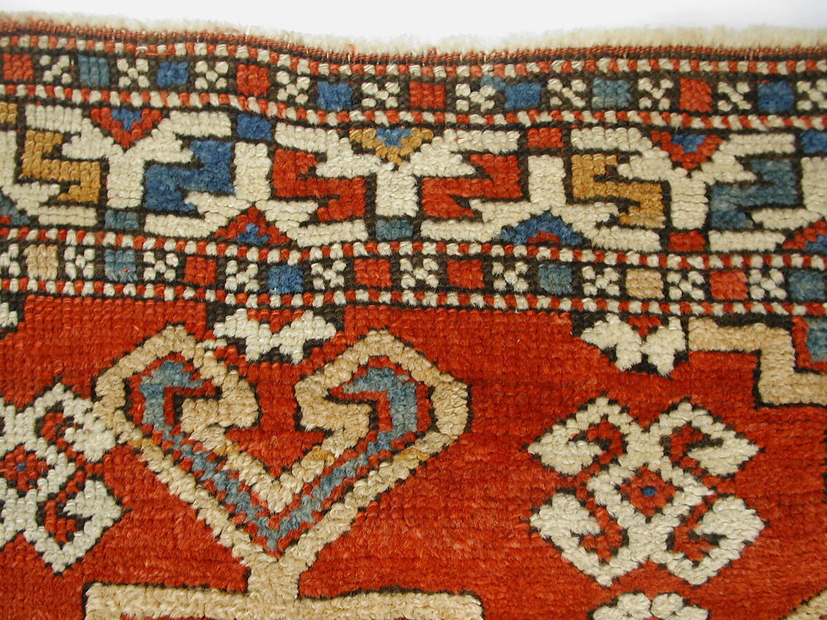 Carpet, Wool (warp, weft, and pile); symmetrically knotted pile