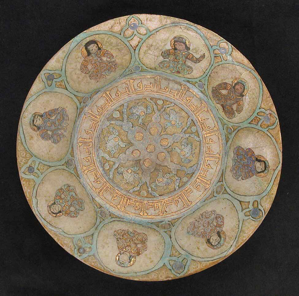 Bowl, Stonepaste; overglaze painted, so-called "mina'i" ware 