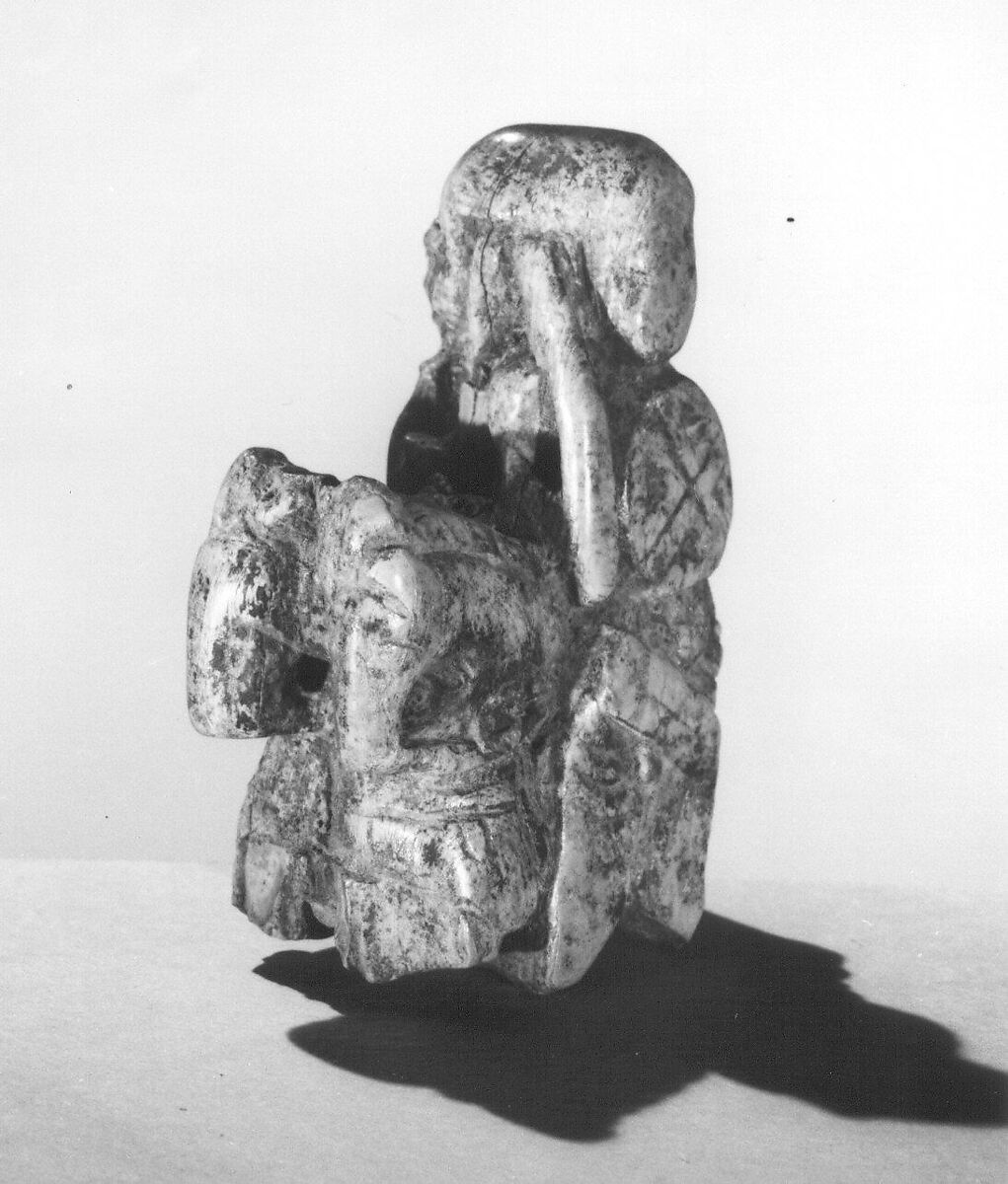 Chess Piece, Rook, Ivory; carved