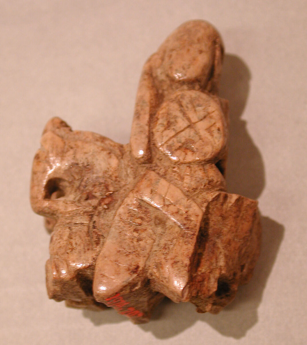 Chess Piece, Rook, Ivory; carved