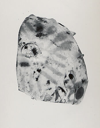 Glass Fragment, Glass; stained and luster-painted